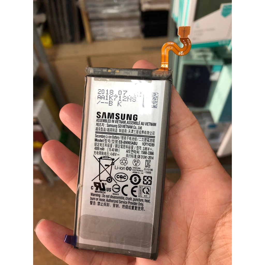 Pin Zin Hãng Samsung Galaxy Note 9 EB-BN965ABU Dung Lượng 4000 mah Chất Lượng Giao Hàng Nhanh