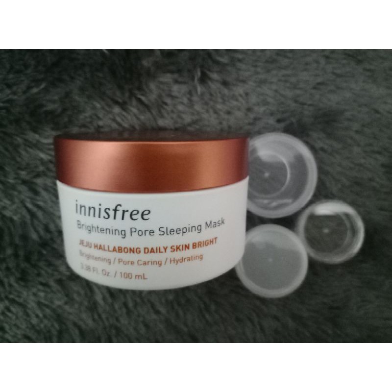 (Hàng Mới Về) Mặt Nạ Ngủ Innisfree Làm Sáng Da Thu Nhỏ Lỗ Chân Lông