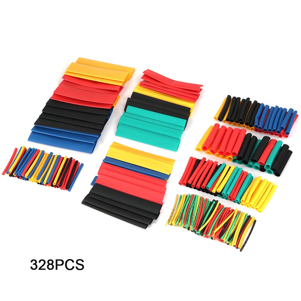 Set 328 ống co nhiệt chuyên dụng kích thước đa dạng nhiều màu sắc