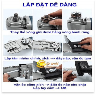 Lưỡi cưa xích gắn máy mài