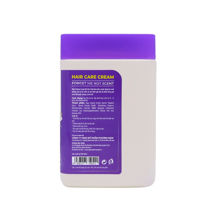 Hấp dầu  mềm mượt, phục hồi khô xơ, hư tổn Hương Forget Me Not NICE Hair Care Cream Forget Me Not 1000ml