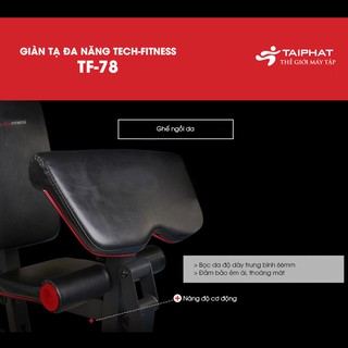 Giàn tạ đa năng Tech Fitness TF-78