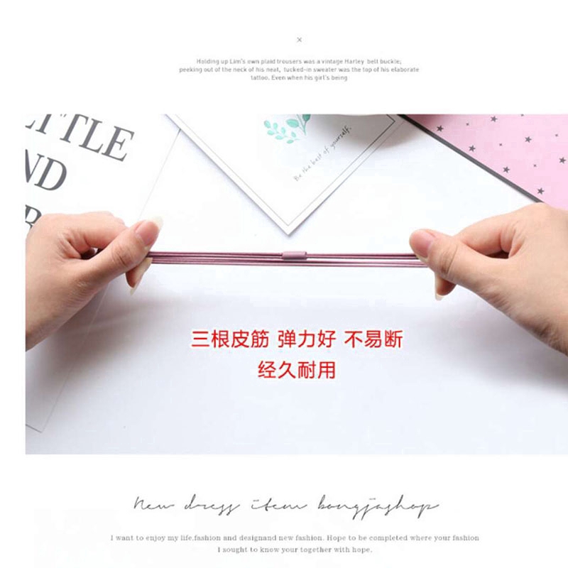 Dây Buộc Tóc Co Dãn Thời Trang Giản Dị Cho Nữ