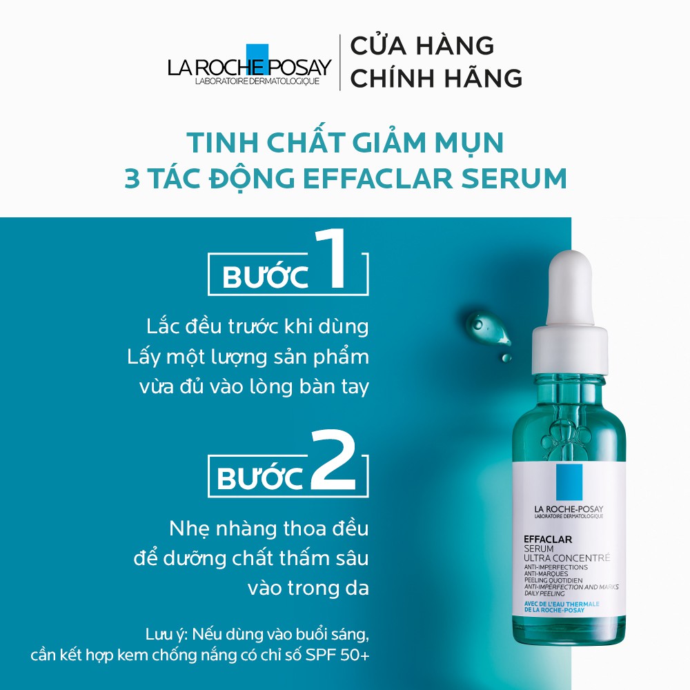 Tinh chất giảm mụn 3 tác động Effaclar Serum La Roche-Posay 30ml