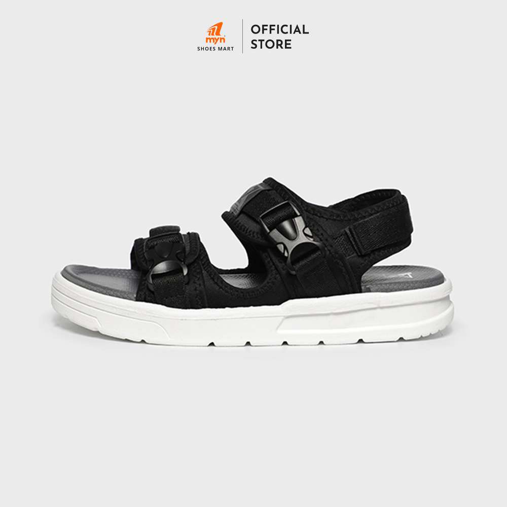 Sandal Nam Nữ  ZX 2102 - Siêu Nhẹ, không dán keo - phong cách streetstyle - Đen trắng