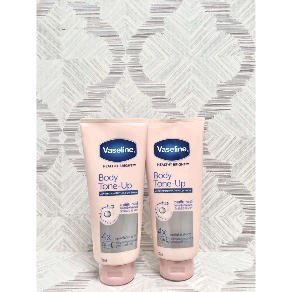 Vaseline Body Tone-Up Serum 4x dưỡng thể nâng tông tức thì + chống nắng 320ML | BigBuy360 - bigbuy360.vn