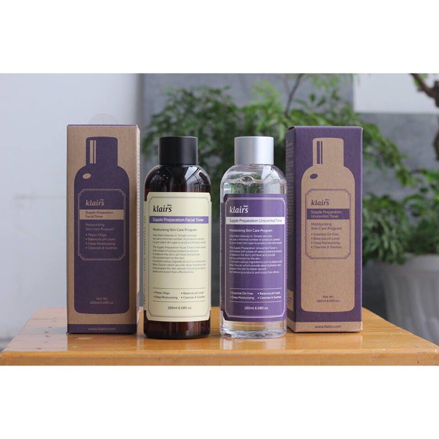 Nước hoa hồng Klairs Dear Klair's Supple Preparation Facial Toner 180ml