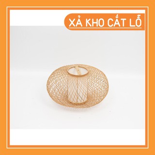 Đèn mây tre đan hình cầu đẹp