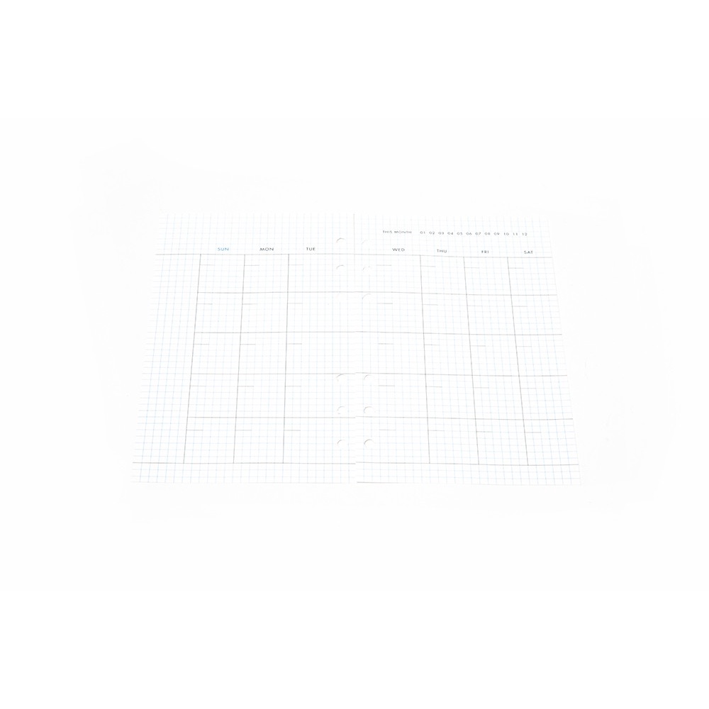 Sổ Lịch Trình ARTBOX Hàn Quốc Ghi Chép Hàng Tuần Thiết Kế Kẻ Ô Tiện Dụng