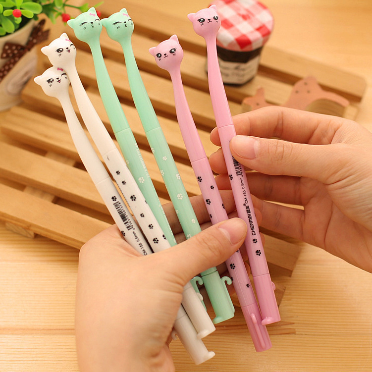 Bút gel mực đen hoạt hình sáng tạo 0.5mm