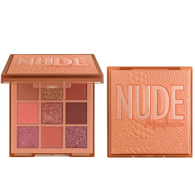 mẫu da 9 màu phấn mắt bảng, chín vuông bảng lưới eyeshadow, châu Âu và Mỹ eyeshadow | BigBuy360 - bigbuy360.vn