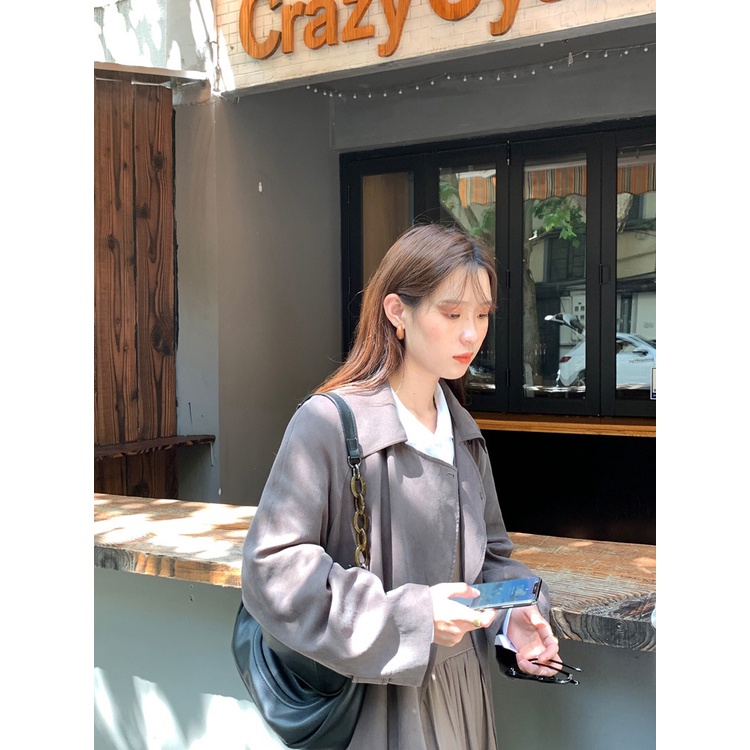 Dela Túi Đeo Chéo Da PU Phong Cách retro Thời Trang Cho Nữ