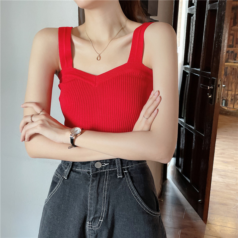 SUXI Áo Thun Croptop Màu Trơn Phong Cách Hàn Quốc Cho Nữ