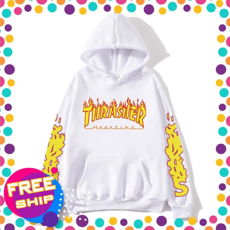 Áo Hoodie Nam Nữ Thrasher Vải Nỉ Ngoại dày dặn Anam Store