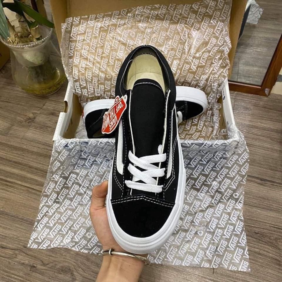 [ FREE SHIP ]Giày vans nam, nữ đen da lộn vải mềm đi êm combo đầy đủ full bill - full box ship toàn quốc | BigBuy360 - bigbuy360.vn