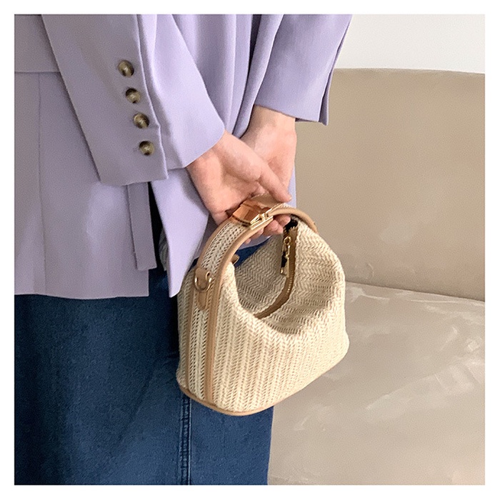 Túi Xách JASMIN NOIR Đan Rơm Đơn Giản Thời Trang Cho Nữ