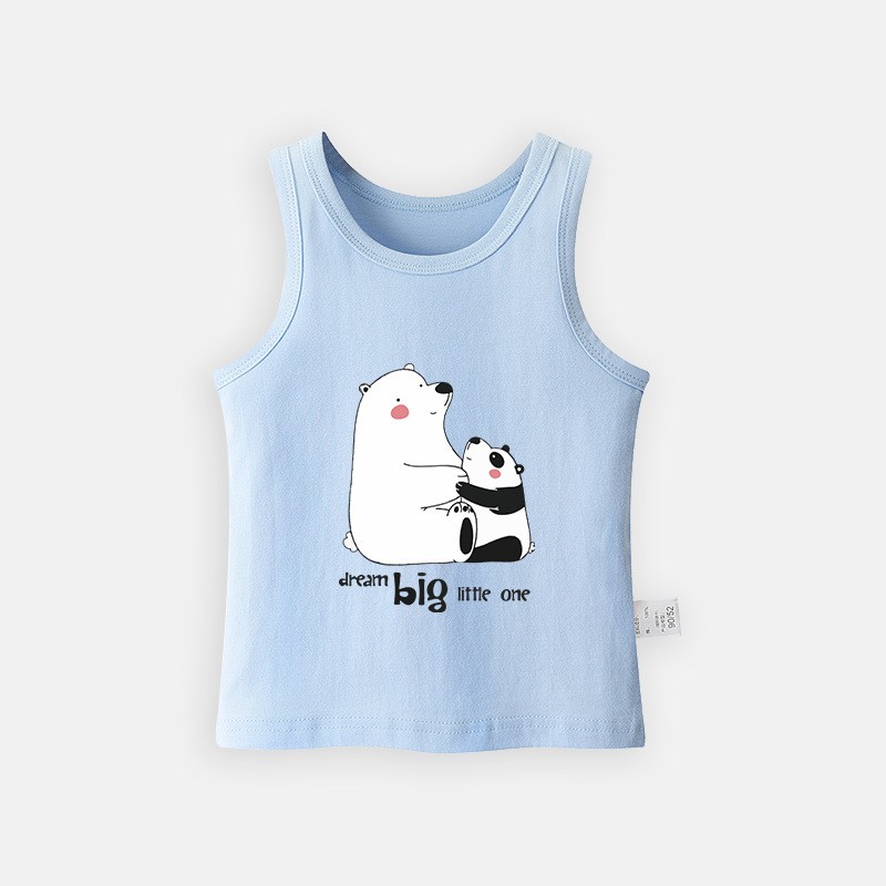 ÁO BA LỖ BÉ TRAI BÉ GÁI CHẤT COTTON BIG LITTER ONE