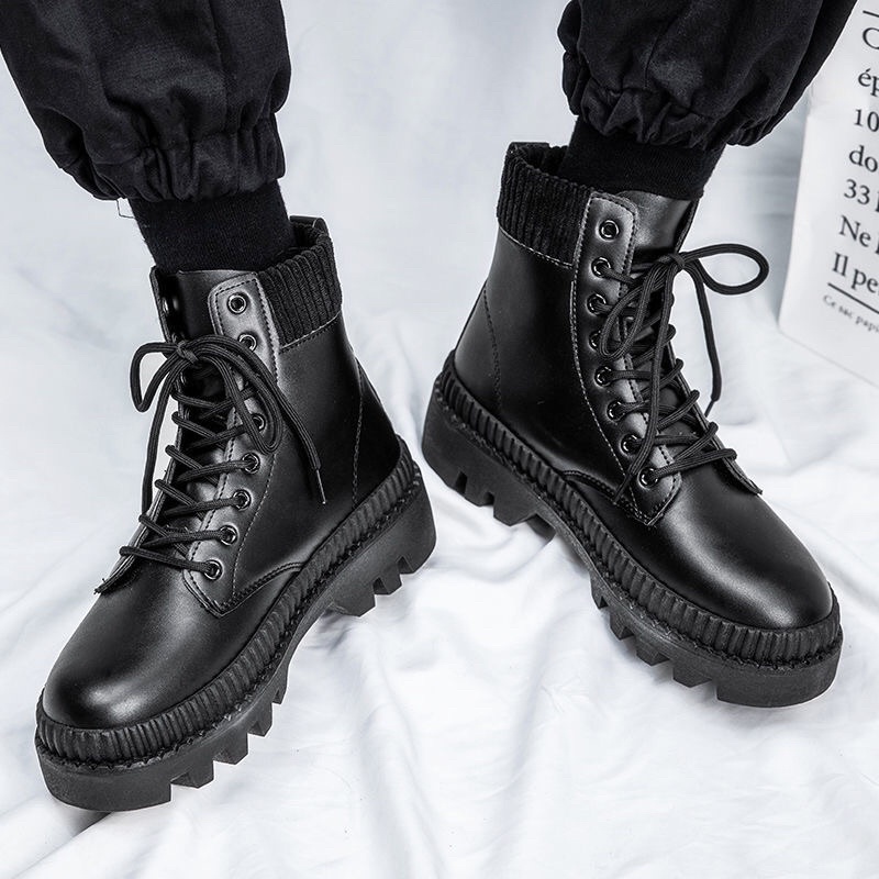 Bốt nam đế cao cực tôn dáng phong cách Hàn Quốc thu đông mới nhất | BigBuy360 - bigbuy360.vn