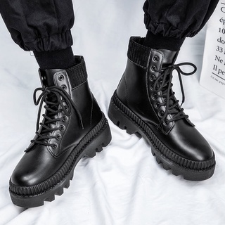 Bốt nam đế cao cực tôn dáng phong cách Hàn Quốc thu đông mới nhất