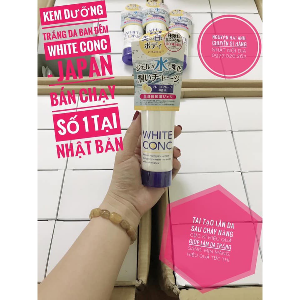 KEM ĐÊM dưỡng trắng da White Conc Watery Cream 90g