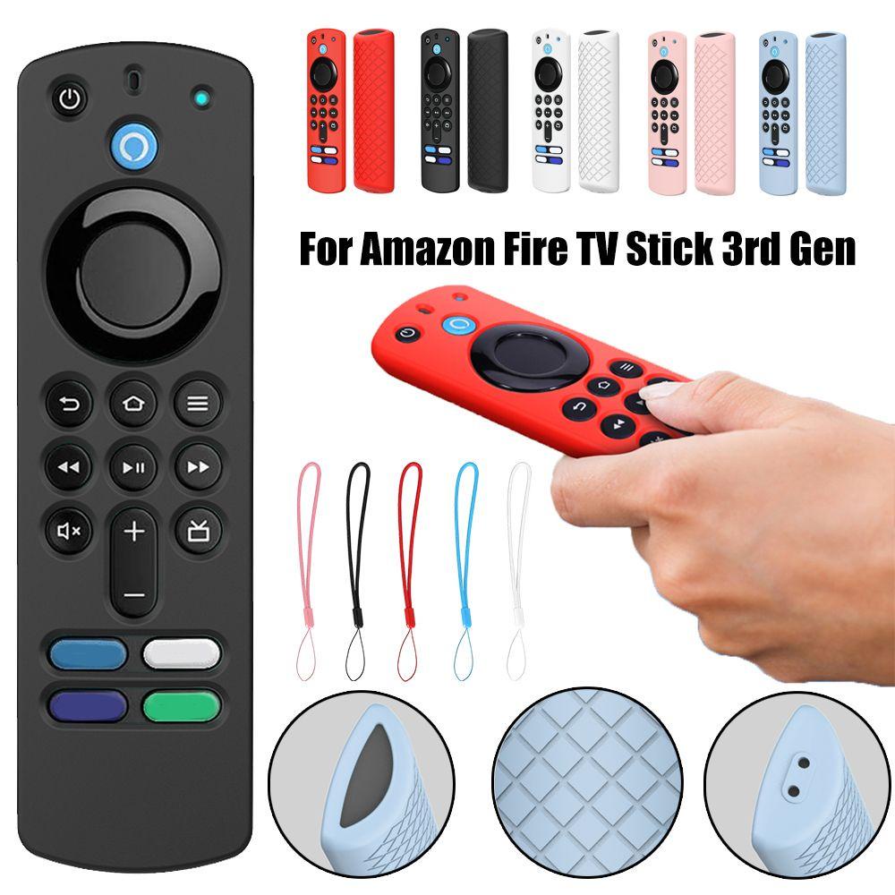 Vỏ Silicone Chống Sốc Bảo Vệ Điều Khiển Từ Xa Cho Amazon Fire TV Stick Thế Hệ Thứ 3