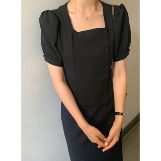 [Sẵn] Áo sơ mi chiết eo Ordinaire