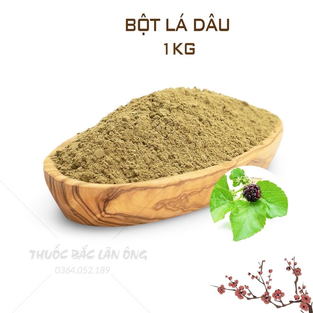 Bột lá dâu tằm khô 1kg (Dâu tằm kháng khuẩn, dưỡng da, thanh nhiệt, mát gan)