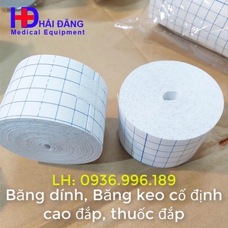 Băng keo 5cm x 10m dán cố định cao, thuốc đắp