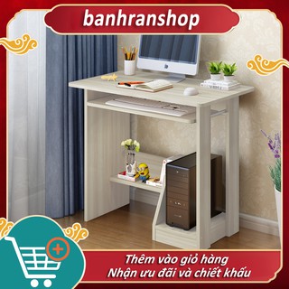 Bàn máy tính bàn học kiểu Bắc Ấu đơn giản gọn nhẹ bằng gỗ bàn học cho trẻ FU215
