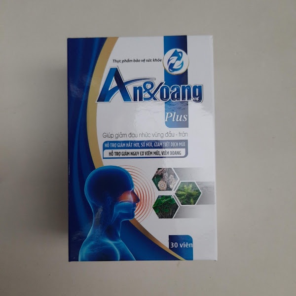 Viên uống xoang AN XOANG PLUS - Hỗ trợ giảm hắt hơi, sổ mũi An Xoang hiệu quả– Hộp 30 viên