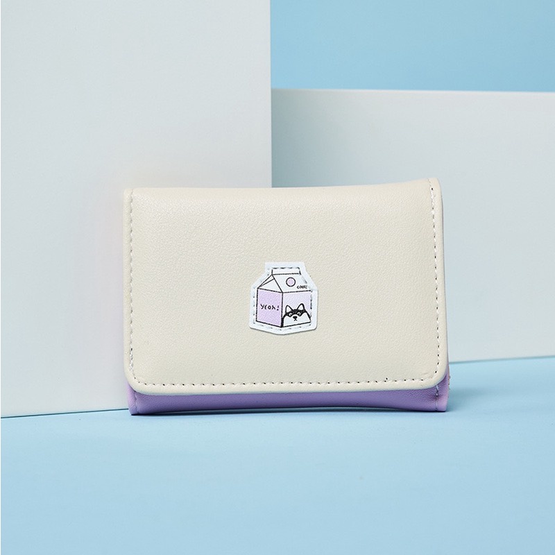 Ví Ngắn Nữ Mini Cầm Tay Đựng Thẻ V552 Cao Cấp Siêu Dễ Thương - Hata24h