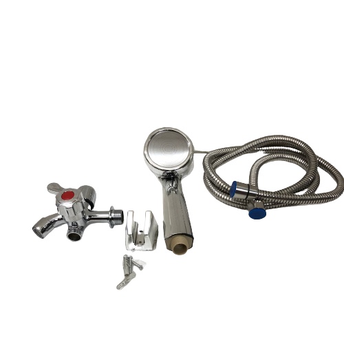 Bộ củ sen tắm tăng áp inox xi