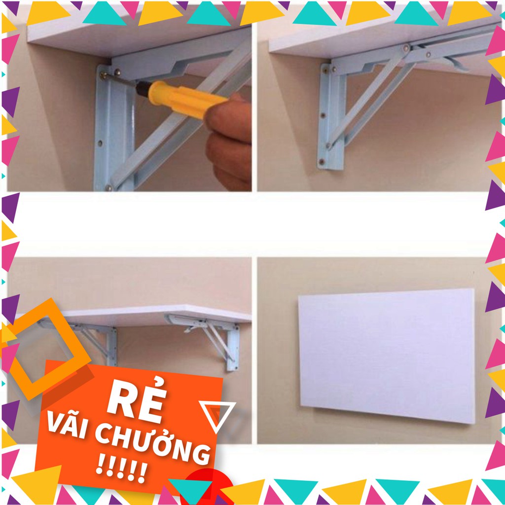 Bàn treo tường gấp gọn thông minh  kích thước 50x80cm kiểu dáng hiện đại tiết kiệm diện tích