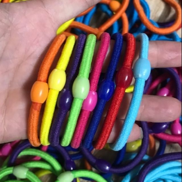 Thun buột tóc màu (1 cái màu ngẫu nhiên)