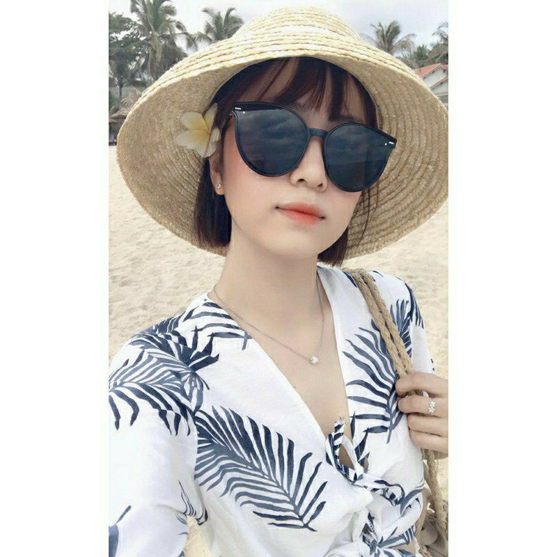 Mũ cói lồng đèn cỏ tự nhiên size nhỏ siêu đẹp