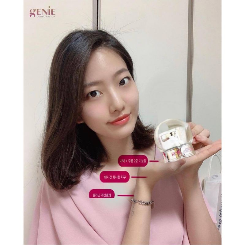 KEM DƯỠNG ỐC SÊN COLLAGEN GENIE SNOW FACE 20G CHÍNH HÃNG