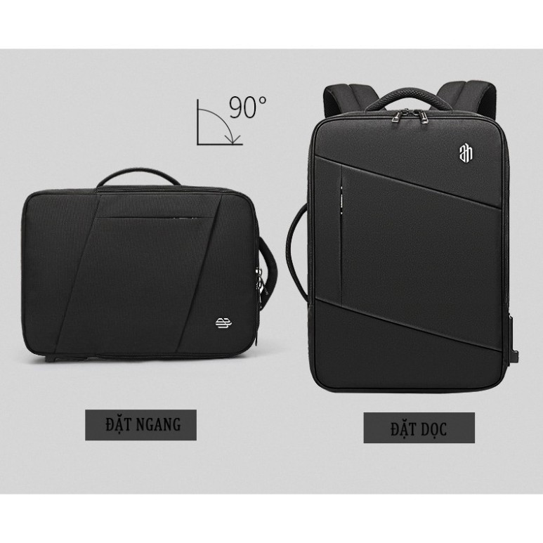 SD4 NDA Balo du lịch, balo laptop ARCTIC HUNTER B00345 – có khóa mở rộng thành vali 20 icnh 50 SD4