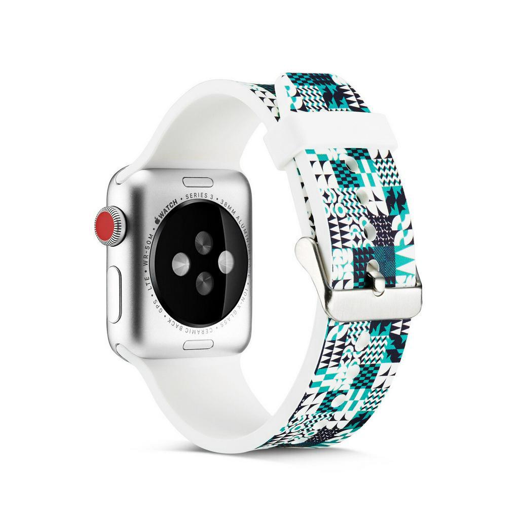 Dây Đeo Silicone Thời Trang Cho Đồng Hồ Thông Minh Apple Watch 6 5 4 SE 40mm 44mm IWatch Serise 3 2 1 38mm