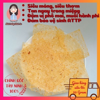 Bánh tráng trộn muối nhuyễn vị phô mai Tây Ninh bịch 50 gram