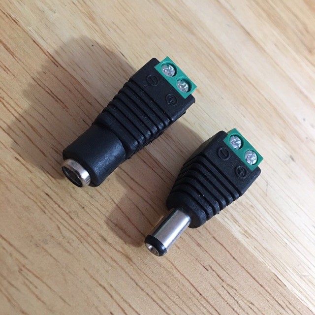 Bộ Jack nguồn, giắc sạc đực - cái chế pin sạc máy bắn vít, máy khoan DC 5.5x2.1mm