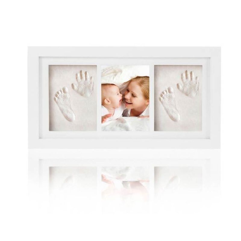 Khung Ảnh In Hình Bàn Chân Em Bé DIY Sáng Tạo