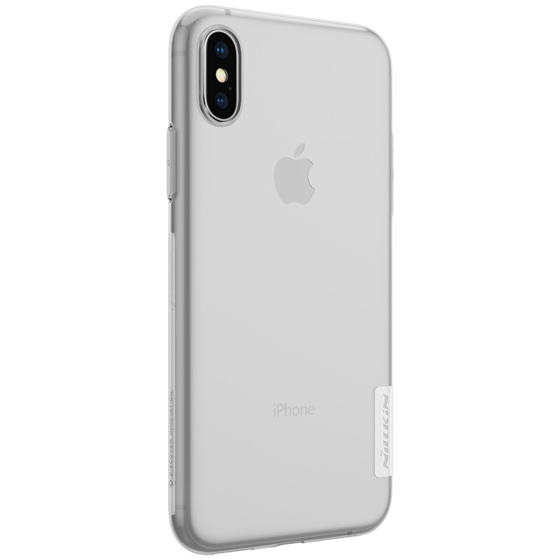 [TẶNG CƯỜNG LỰC] ỐP LƯNG IPHONE X - XS NILLKIN SILICON CHÍNH HÃNG [GIÁ TỐT]