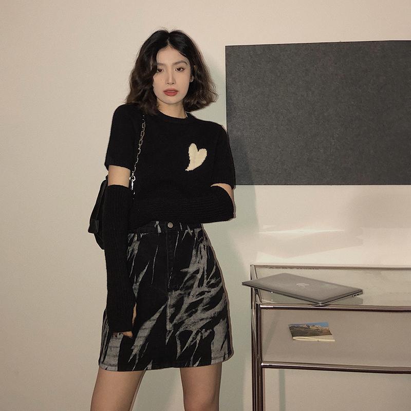 Áo Sweater Họa Tiết Trái Tim Xinh Xắn Dành Cho Nữ  tao bao