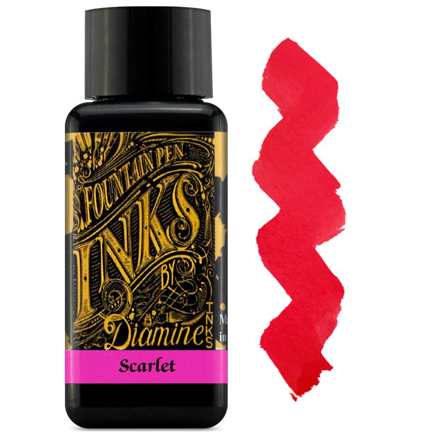 LỌ MỰC DIAMINE 30ML - NHÓM MÀU RED