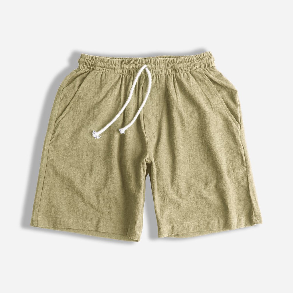 [Mã FAMAYMA2 giảm 10K đơn 50K] Quần Short Nam R.M Menswear Chất Liệu Linen Phong Cách Hàn Quốc