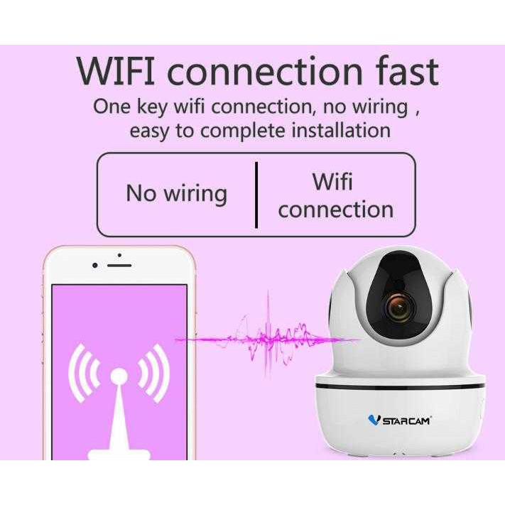 Camera IP Wifi VStarcam C26S 3.0MP (2048 x 1536) - FULL HD + TẶNG KÈM THẺ NHỚ SANDISK 32GB