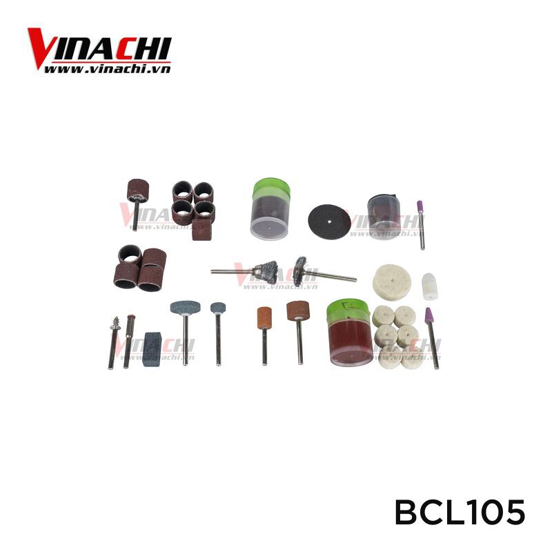 Bộ Chà Lu 105 Món - Bộ phụ kiện chuyên dụng cho những loại máy mài khắc mini để khoan, mài, khắc, đánh bóng sản phẩm