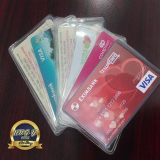 TÚI ĐỰNG CARD VISIT, ATM, CMND, BẰNG LÁI XE TRONG SUỐT SUNHA TIỆN LỢI, TÚI Ví ĐỰNG BẢO VỆ CHỐNG XƯỚC NHỎ GỌN TIPHA679