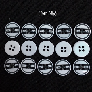Nút áo sơ mi kích 1.2cm