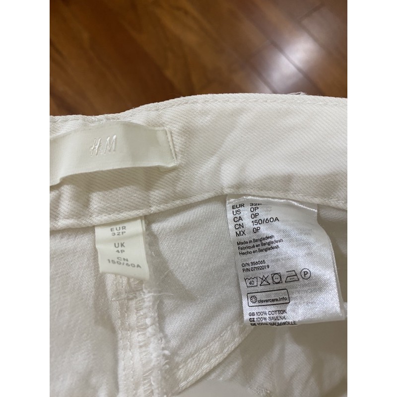 Chân váy H&M trắng
